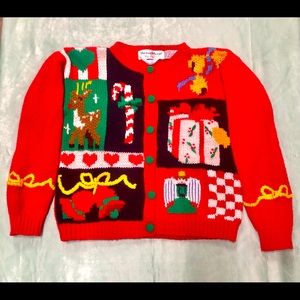 Vintage Knit Christmas Sweater